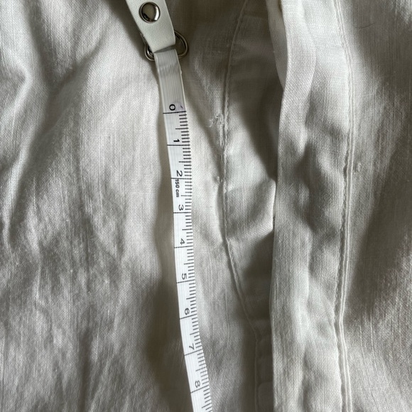 Antique French provincial full petticoat XS-S handmade white night gown - Picture 14 of 15